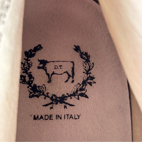 Del Toro Chukka Boots Blue Leather Splatter Sneaker Made in Italy Men’s Size 18 - Picture 10 of 10